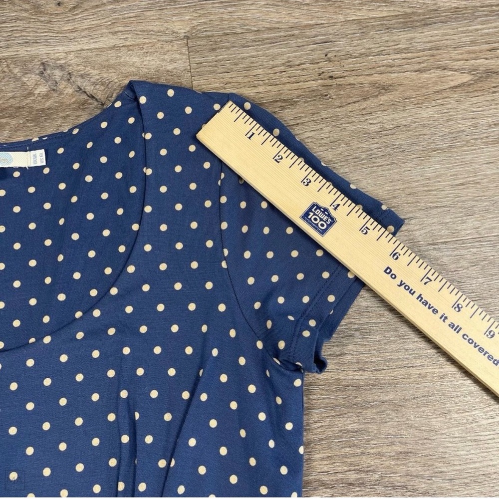 Boden Navy Polka Dot Midi Dress 6L - Picture 5 of 7